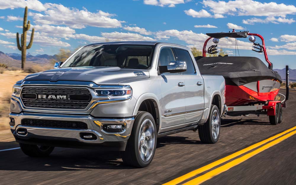 Pick-up Ram 1500 con Rimorchio Pick-up Ram 1500 con Rimorchio